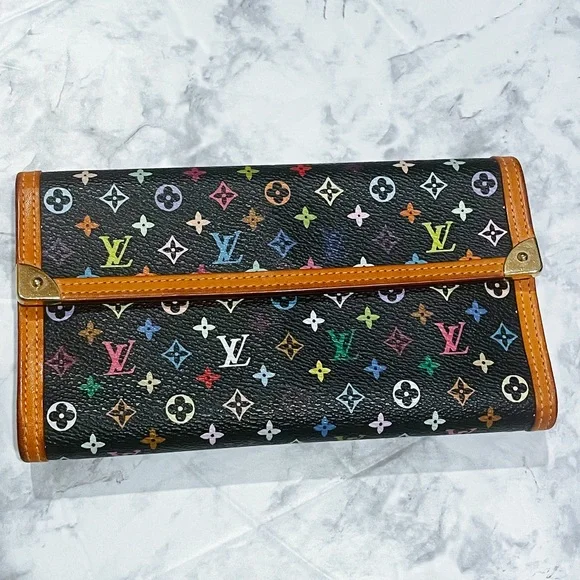 🌈 Louis Vuitton Murakami multicolor wallet with box - Picture 6 of 7